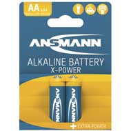  ANSMANN X-Power Alkaline Batterie Mignon AA / LR6 2er Blister 