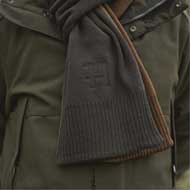 HRKILA Reversible Schal Shadow brown/Rustique clay 2