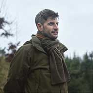 HRKILA Reversible Schal Shadow brown/Rustique clay 3