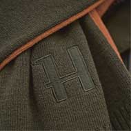 HRKILA Reversible Schal Willow green/Orange 2
