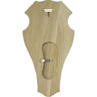 Hirschschild Eiche 1 45x24cm dunkel 1