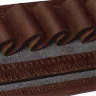 WAIDMANNS Leder Patroneng�rtel Braun/Grau 3