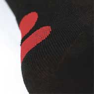 LENZ heat sock 4.1 toe cap schwarz/rot 3