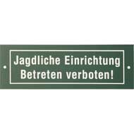 AKAH Schild Jagdliche Einrichtung
