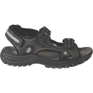 GRISPORT Herren Freizeit-Sandale Schwarz/Dunkelgrau