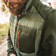 DEERHUNTER Chamois wattierte Jacke Forest Green 2