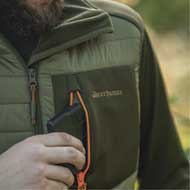 DEERHUNTER Chamois wattierte Weste Forest Green 2