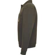  Hubertus Langarm Polo-Sweatshirt oliv  1