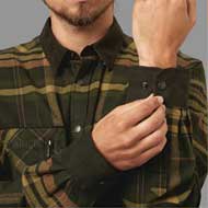 H�RKILA Pajala Hemd Green/Brown 4