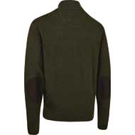 DEERHUNTER Harrington -Zip Strickpullover Forest Ember Melange 1