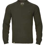 HRKILA Vincent Merino Pullover mit V-Ausschnitt Rosin