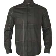 HRKILA Akse Langarmhemd Shadow brown check