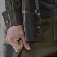 HRKILA Akse Langarmhemd Shadow brown check 2