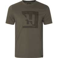 HRKILA H-Logo T-Shirt Major brown