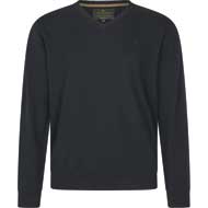 SEELAND Pine Pullover mit V-Ausschnitt Dark Sapphire