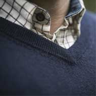 SEELAND Pine Pullover mit V-Ausschnitt Dark Sapphire 2