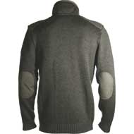 HUBERTUS Strickjacke mit OS 1200 Besatz oliv/braun 1