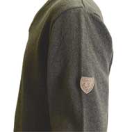 HUBERTUS Pullover V-Ausschnitt dunkeloliv 2