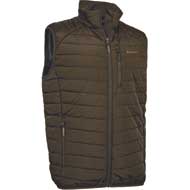 DEERHUNTER Moor Voll wattierte Weste Brown Leaf