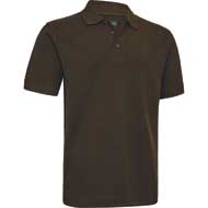 DEERHUNTER Griffin Poloshirt Otter Brown