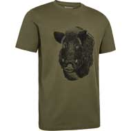 DEERHUNTER Jaxon T-Shirt Glen Green