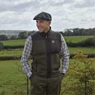 H�RKILA Kalix Fleeceweste Willow green/Shadow brown 4