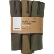 SEELAND 3er-Pack T-Shirt Pine green/Military olive/Grape leaf 1