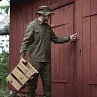 SEELAND Selous Cargo Langarmhemd Grape leaf 4