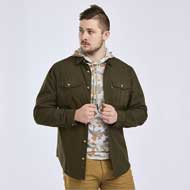 PINEWOOD Safari Herren Langarm Hemd Moss Green 2