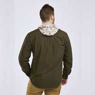 PINEWOOD Safari Herren Langarm Hemd Moss Green 3