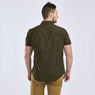 PINEWOOD Safari Herren Kurzarm Hemd Moss Green 3