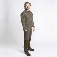 PINEWOOD Caribou Extrem Hose Suede Brown/D.Olive 2