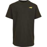 HUBERTUS Kinder T-Shirt NEON Fuchs oliv