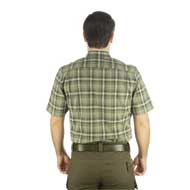 OS Trachten Herrenhemd Kurzarm trachtengr�n 3