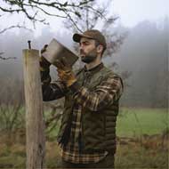 HRKILA Pajala Hemd Beige w/brown 4