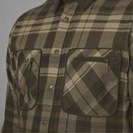 HRKILA Pajala Hemd Olive check 4