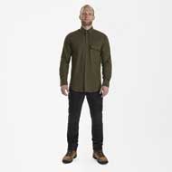 DEERHUNTER Liam Hemd Tarmac Green 4