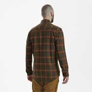 DEERHUNTER Ethan Hemd Orange Check 3