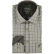 OS TRACHTEN Herrenhemd Langarm Slim Fit oliv 2