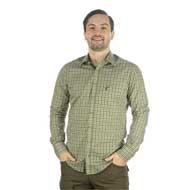 OS TRACHTEN Herrenhemd Langarm Slim Fit oliv 3
