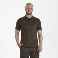 DEERHUNTER Christian Polo shirt Brown Leaf 2