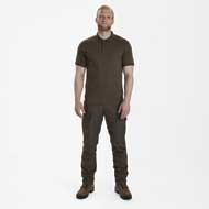 DEERHUNTER Christian Polo shirt Brown Leaf 4