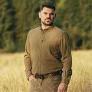 BLASER Herren AirFlow Hemd matt gold 4