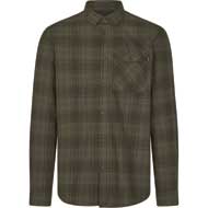SEELAND Glen Flanellhemd Pine Green/Dark Navy Check