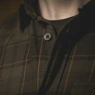 SEELAND Glen Flanellhemd Pine Green/Dark Navy Check 2