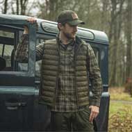 SEELAND Glen Flanellhemd Grape Leaf/Dark Navy Check 4