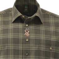 OS TRACHTEN Herren Kurzarmhemd trachtengr�n 2