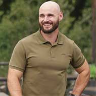 BLASER Herren Solid Polo Shirt 25 kaper 4