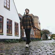 DEERHUNTER Wilder Overshirt Brown Check 3