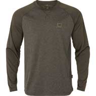 H�RKILA Kodiak CleverWool Langarmshirt Dark hunting green